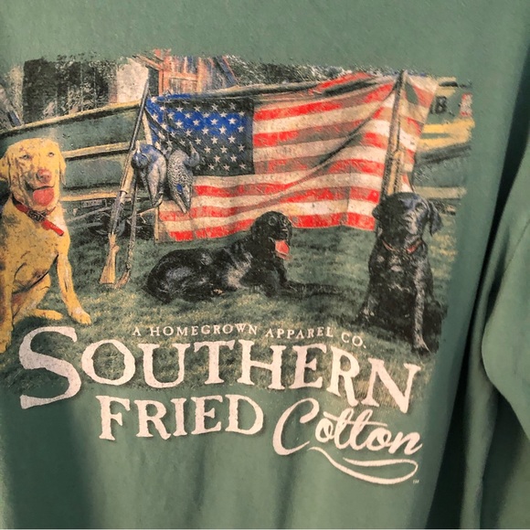 Southern Fried Cotton long sleeve tee. Size medium. - Picture 4 of 7